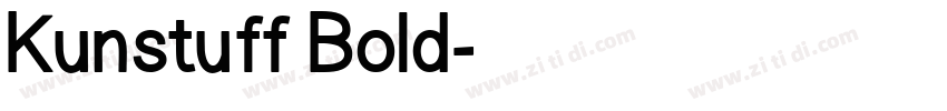 Kunstuff Bold字体转换